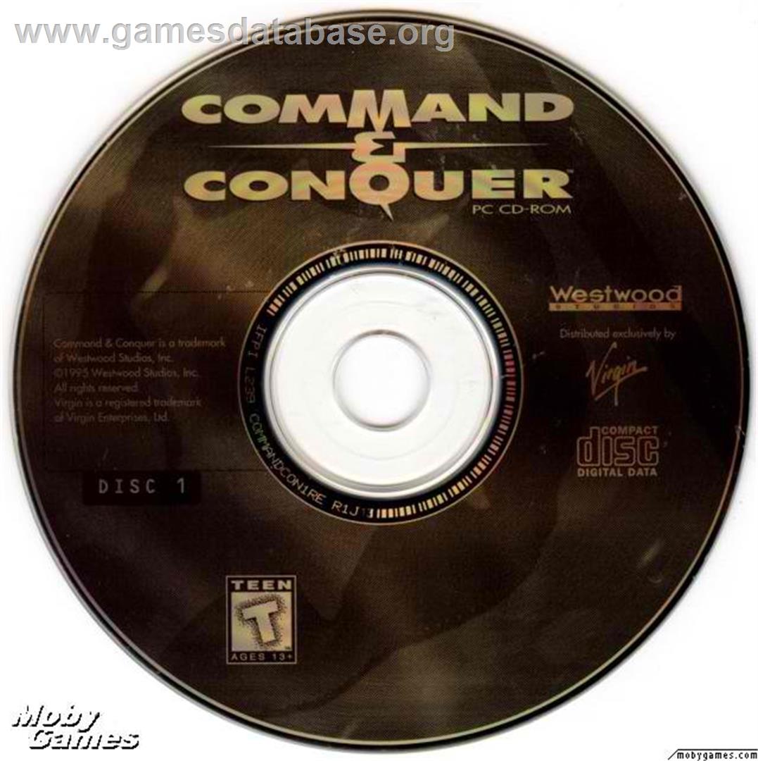 Command & Conquer - Microsoft DOS - Artwork - Disc