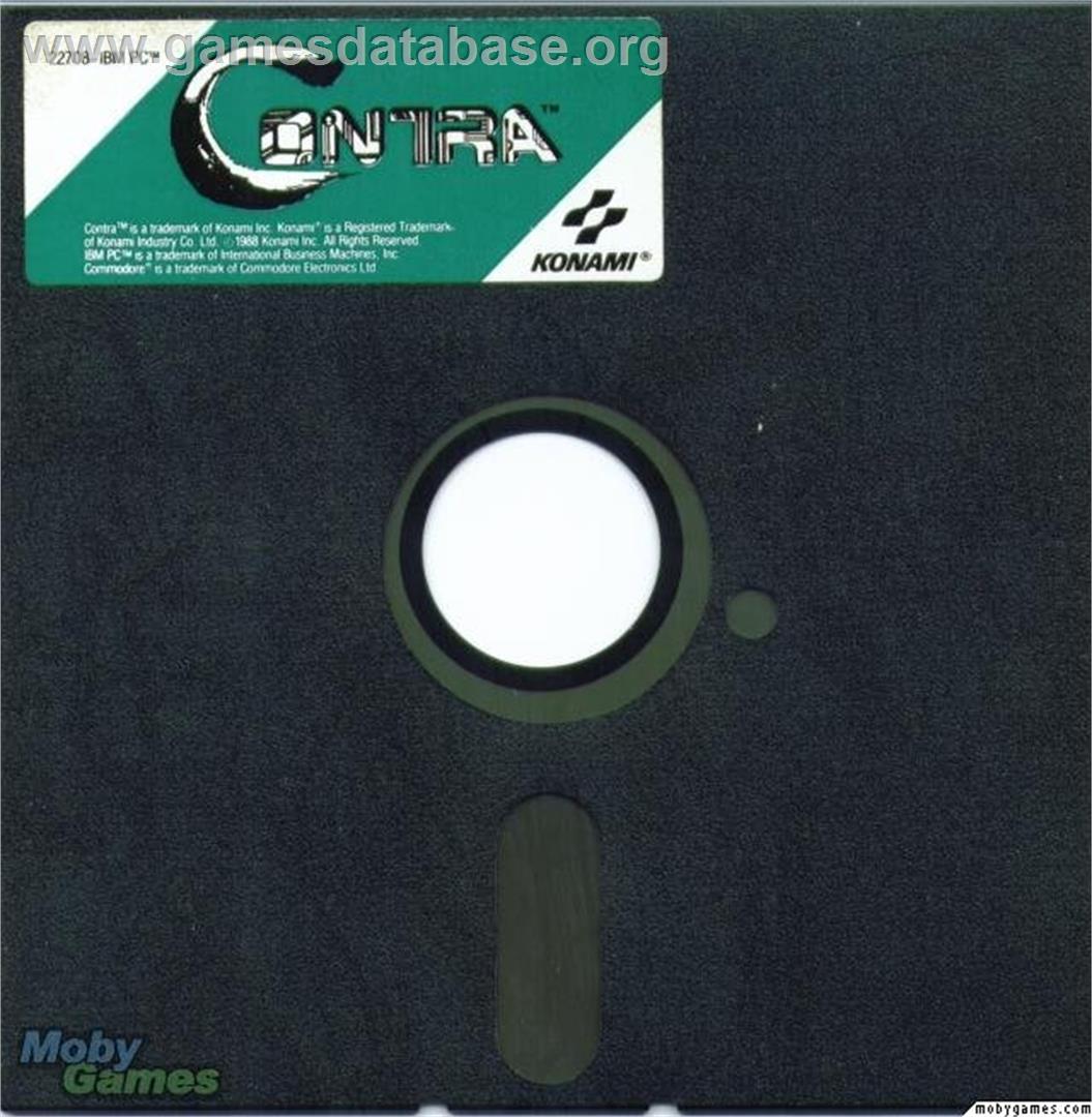 Contra - Microsoft DOS - Artwork - Disc