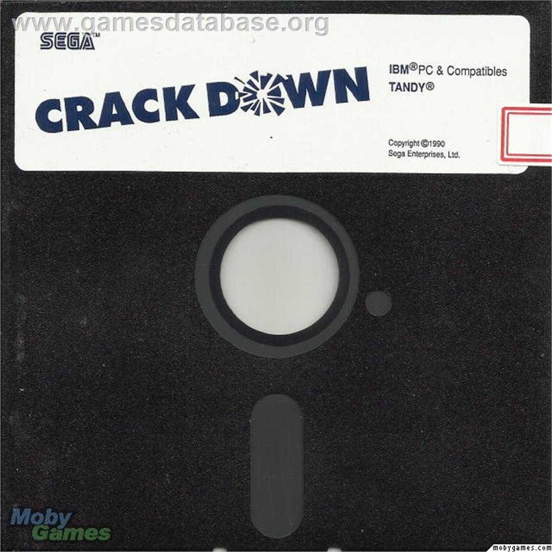 Crack Down - Microsoft DOS - Artwork - Disc