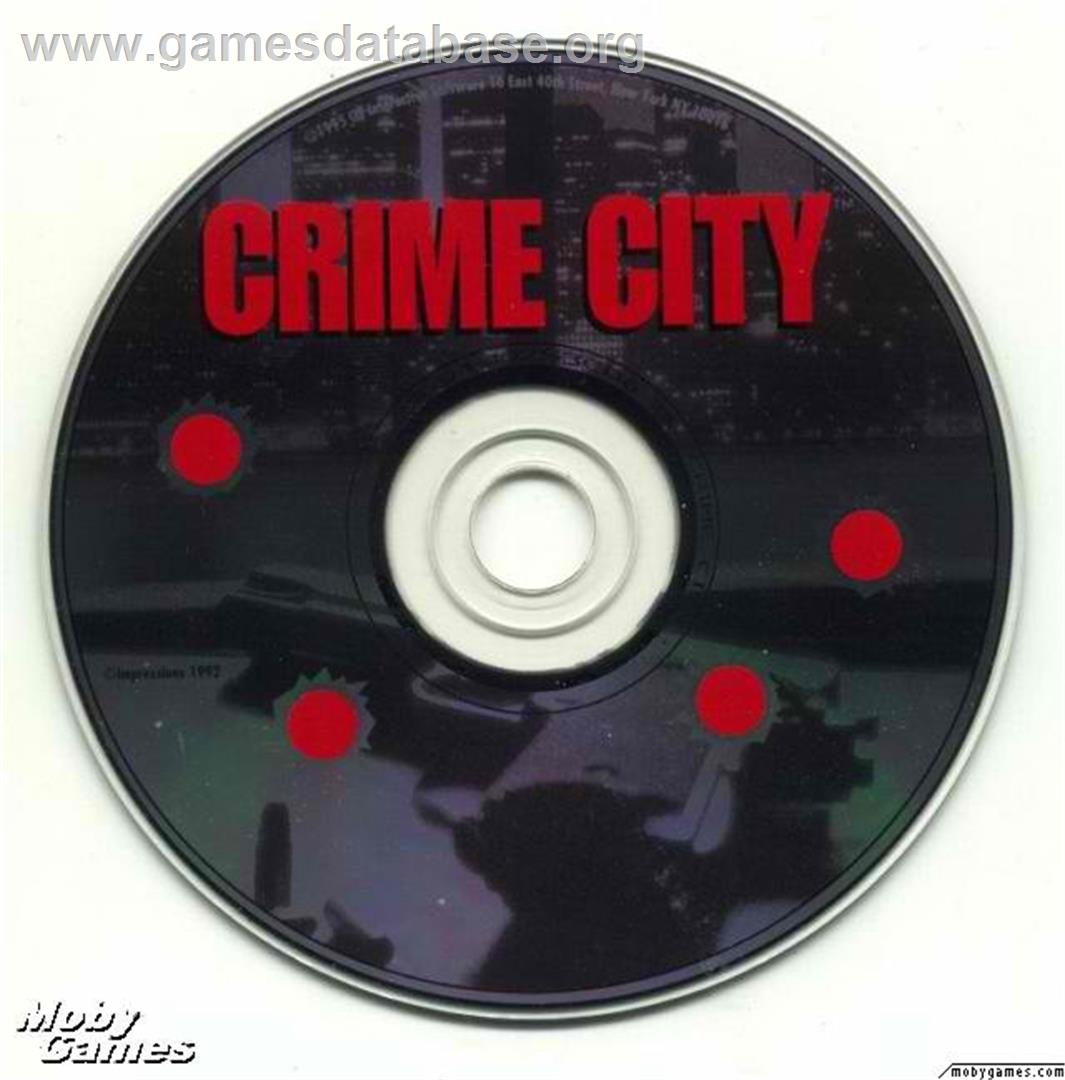 Crime City - Microsoft DOS - Artwork - Disc