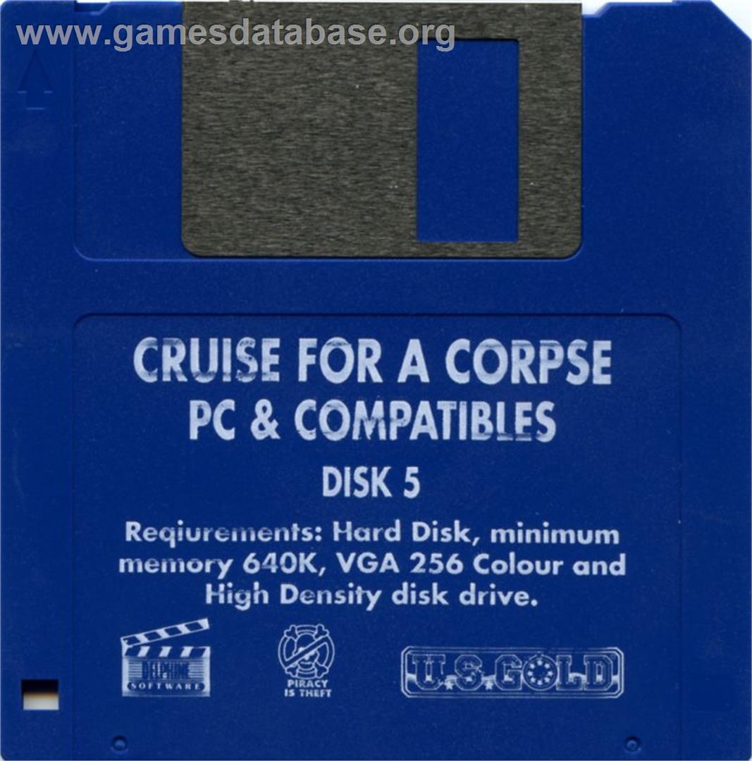 Cruise for a Corpse - Microsoft DOS - Artwork - Disc