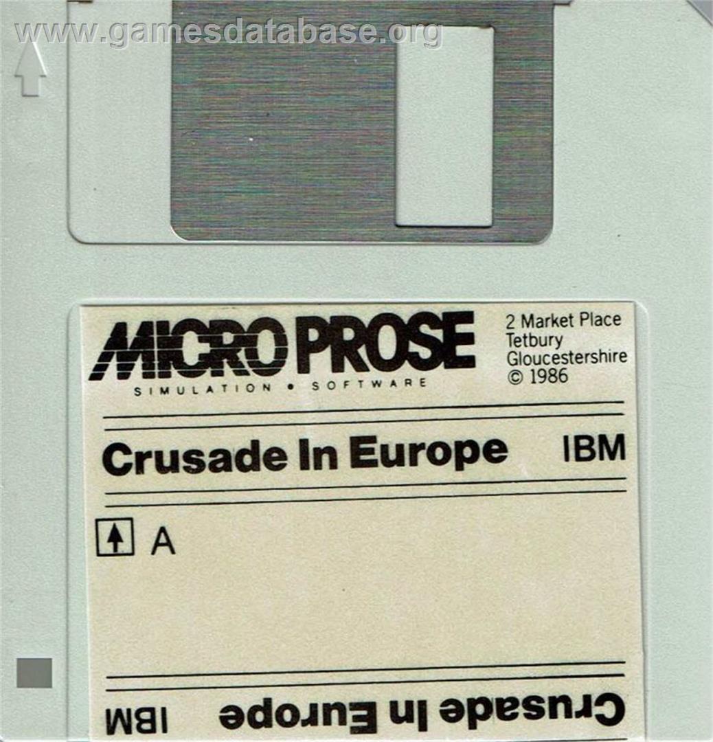 Crusade in Europe - Microsoft DOS - Artwork - Disc