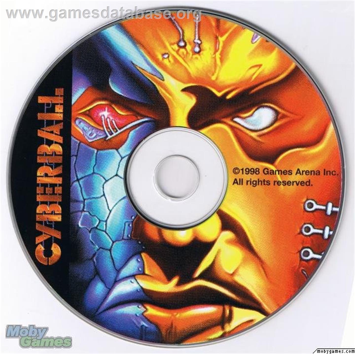 Cyberball - Microsoft DOS - Artwork - Disc