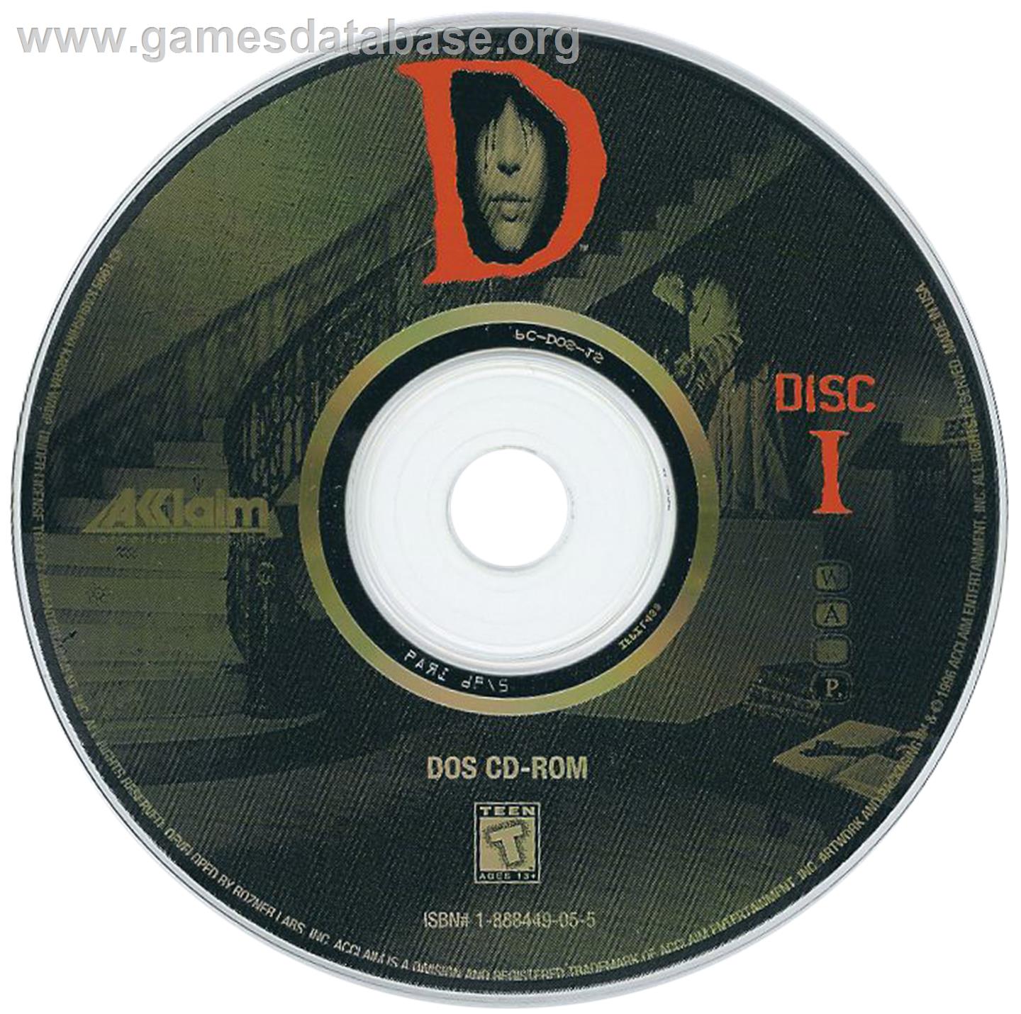 D - Microsoft DOS - Artwork - Disc