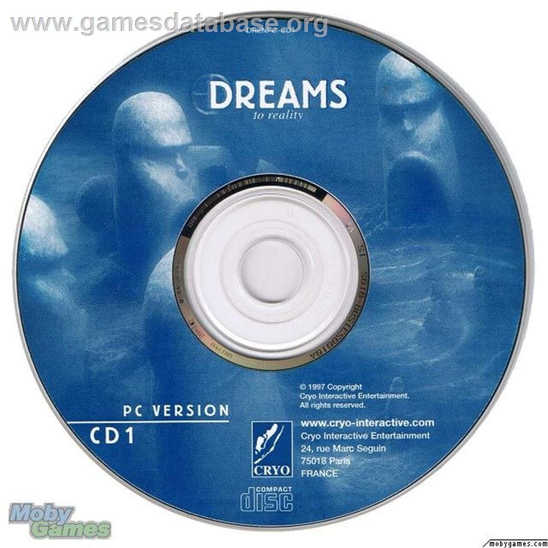 DREAMS to Reality - Microsoft DOS - Artwork - Disc
