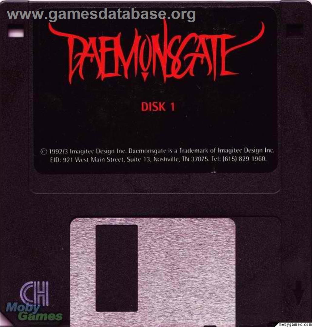 Daemonsgate - Microsoft DOS - Artwork - Disc