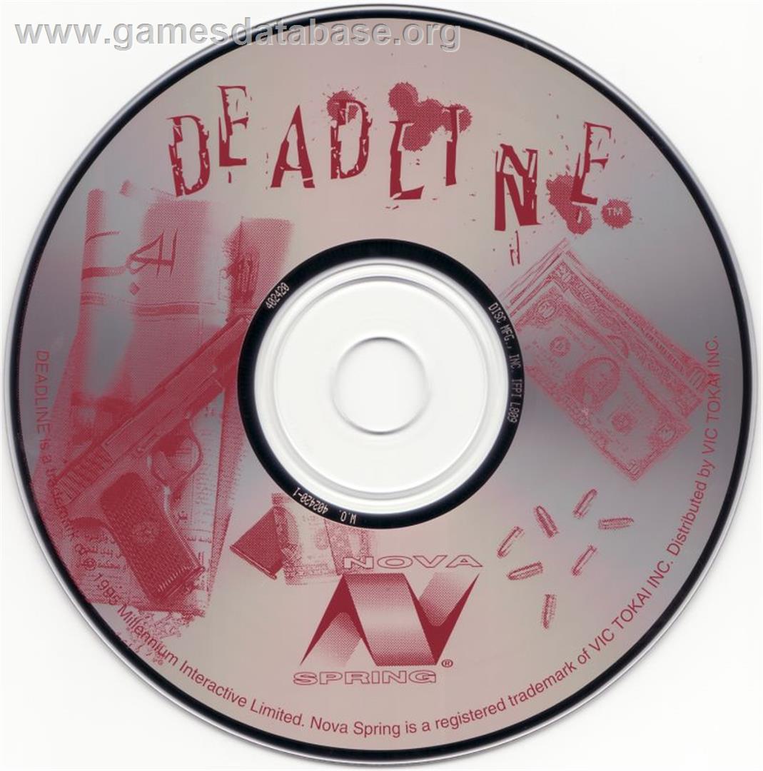 Deadline - Microsoft DOS - Artwork - Disc