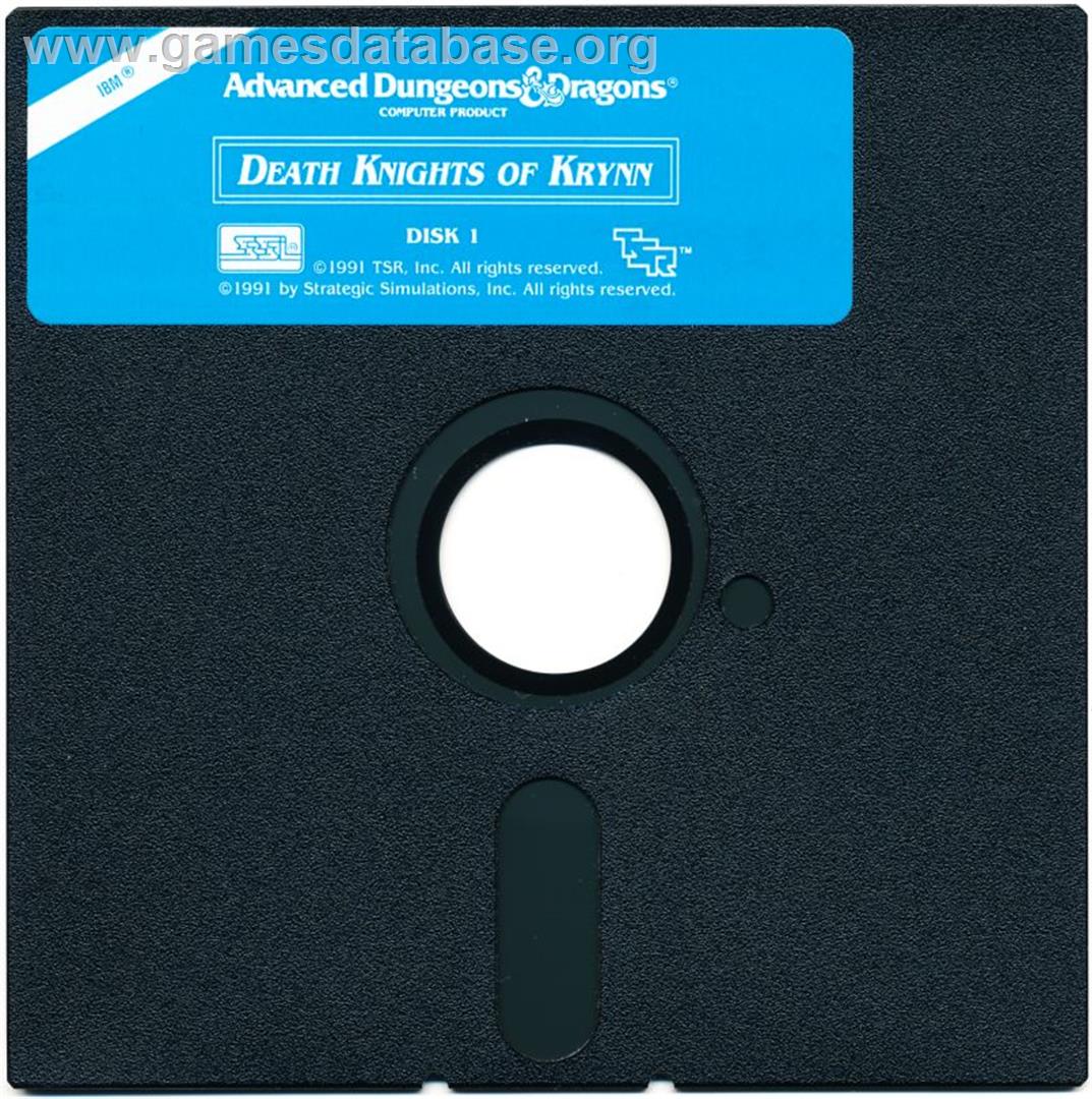 Death Knights of Krynn - Microsoft DOS - Artwork - Disc