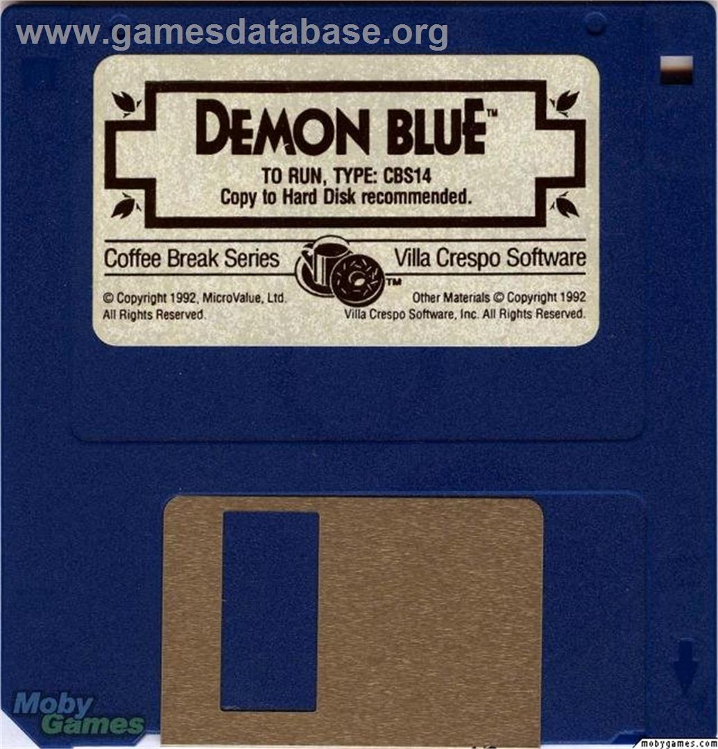 Demon Blue - Microsoft DOS - Artwork - Disc