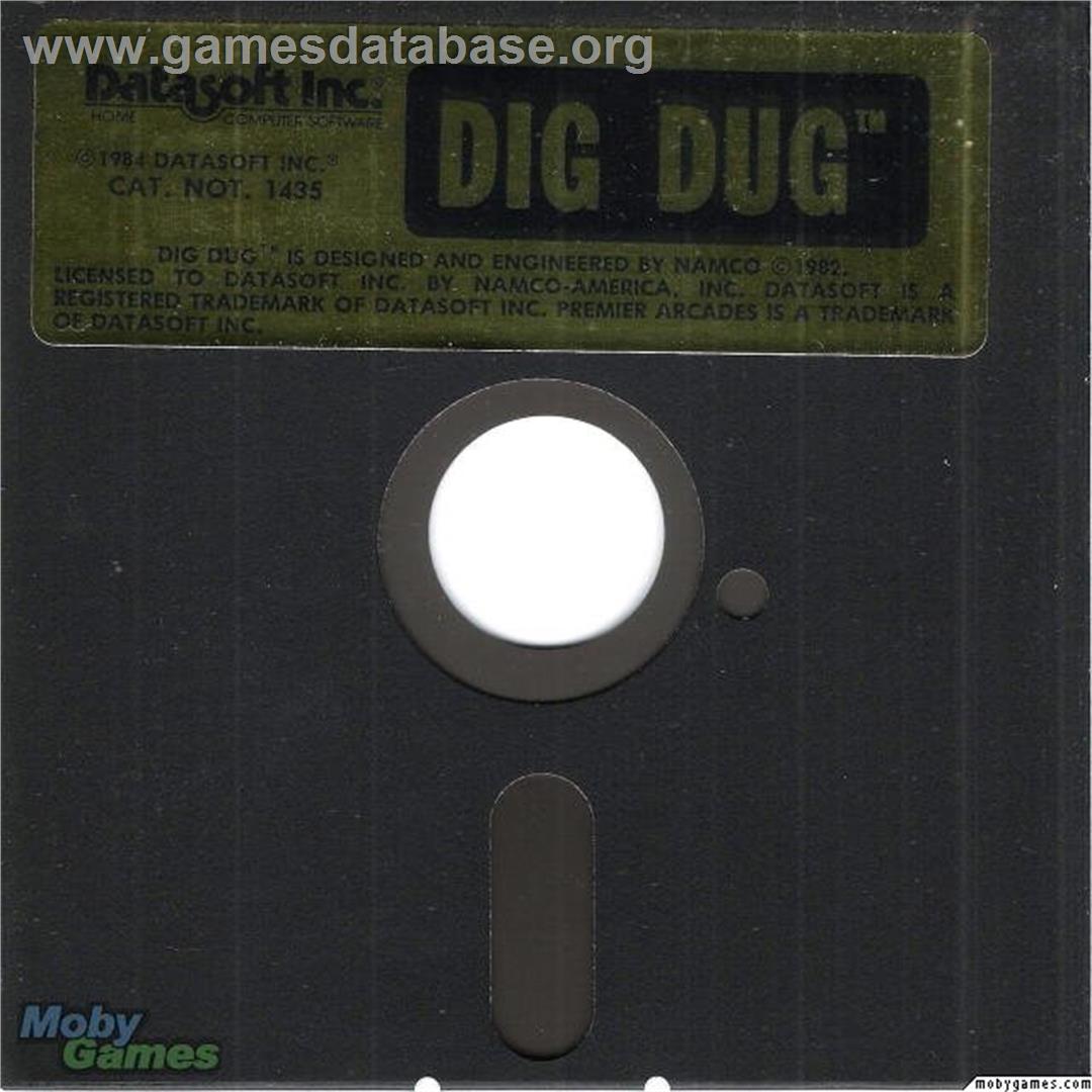 Dig Dug - Microsoft DOS - Artwork - Disc
