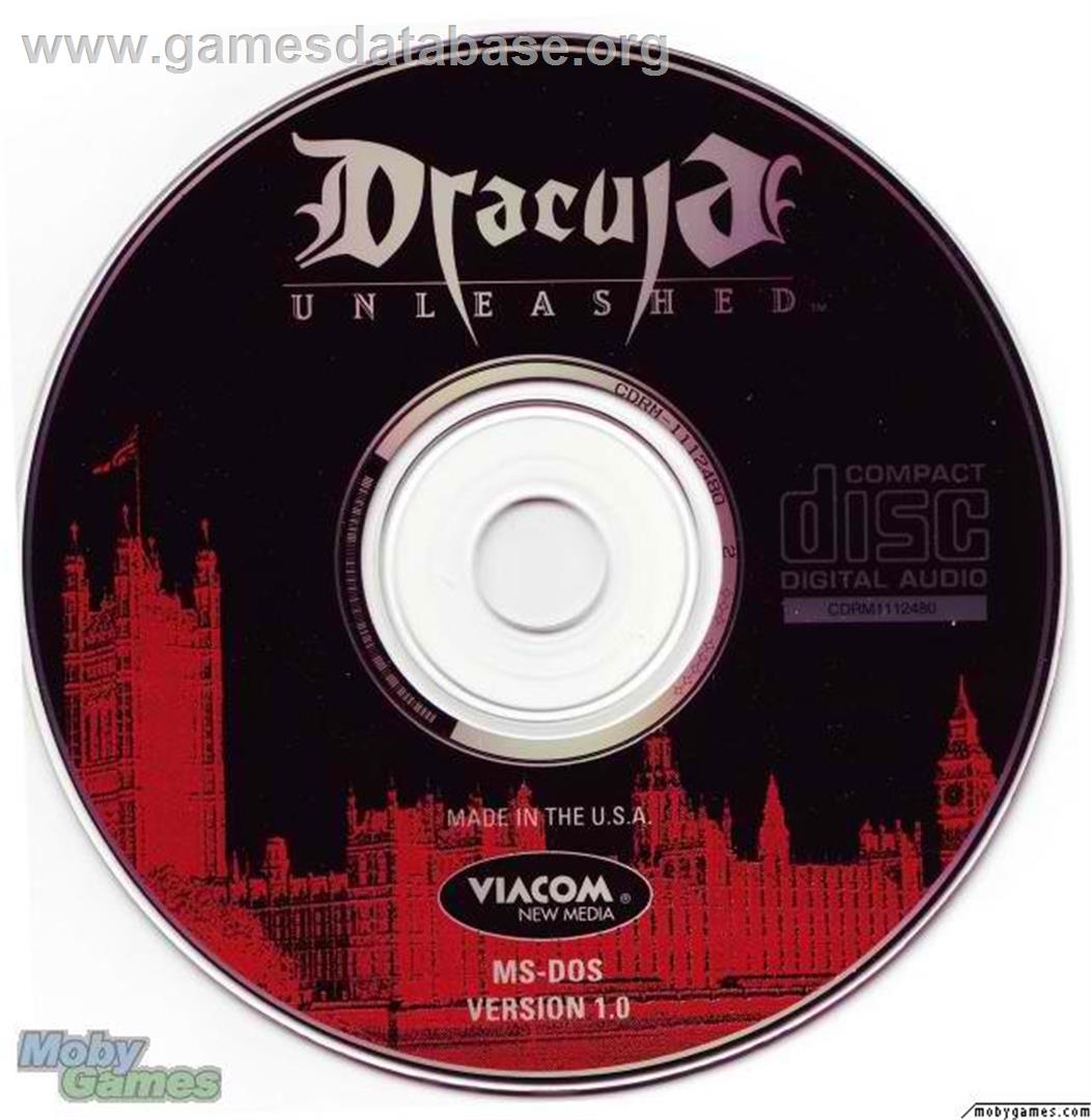Dracula Unleashed - Microsoft DOS - Artwork - Disc