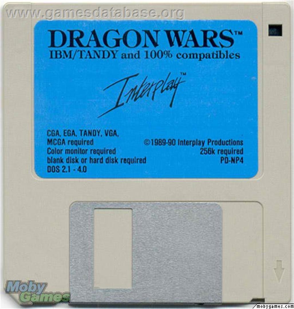 Dragon Wars - Microsoft DOS - Artwork - Disc