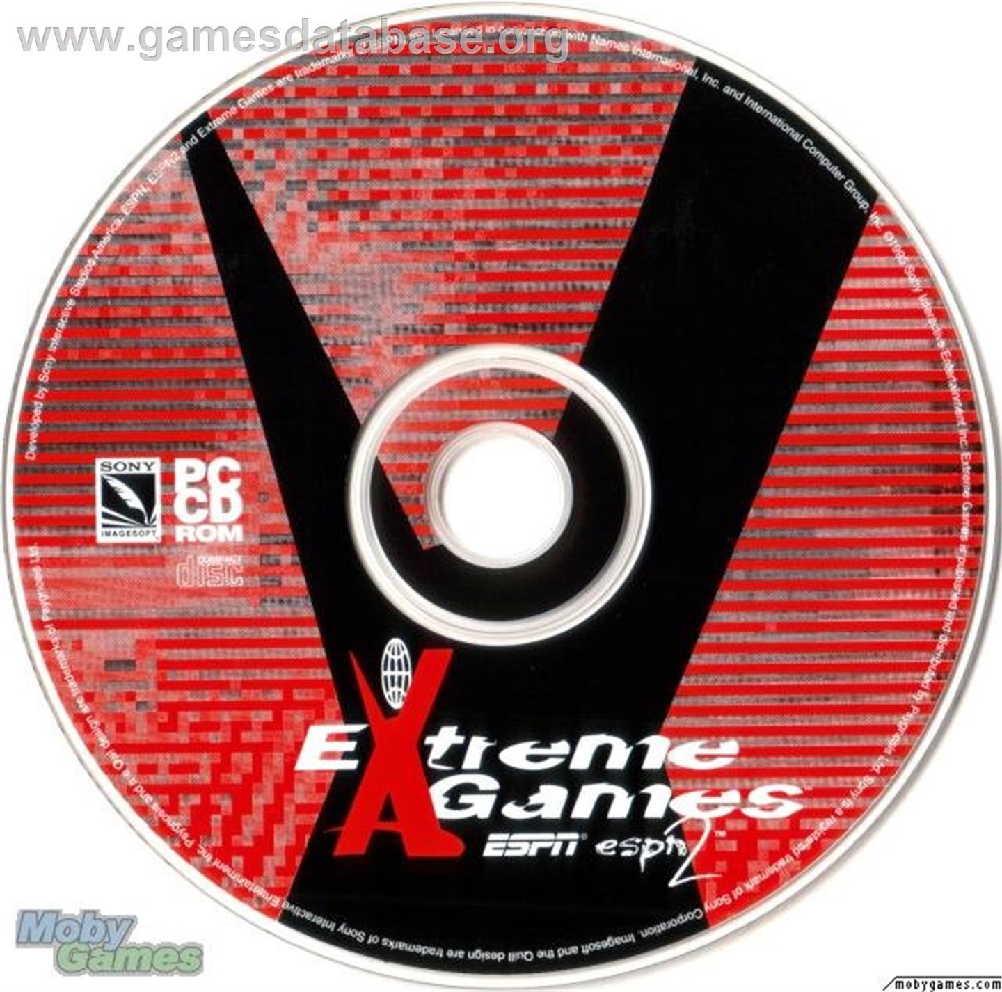 ESPN Extreme Games - Microsoft DOS - Artwork - Disc