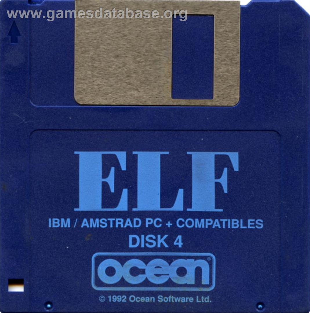 Elf - Microsoft DOS - Artwork - Disc