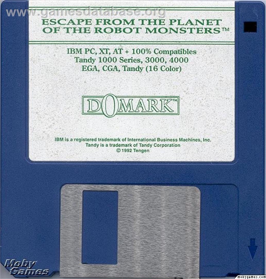 Escape from the Planet of the Robot Monsters - Microsoft DOS - Artwork - Disc