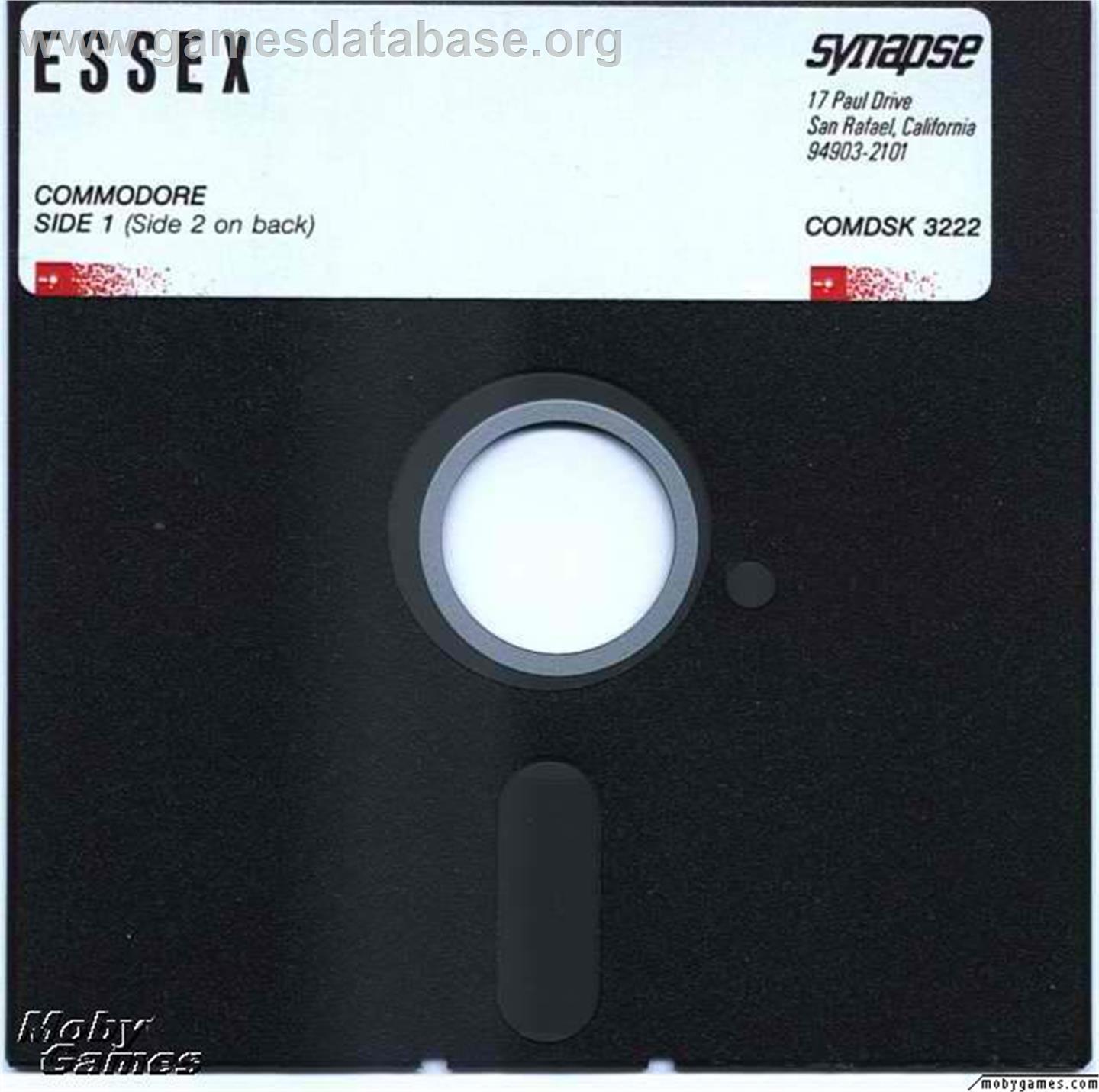Essex - Microsoft DOS - Artwork - Disc