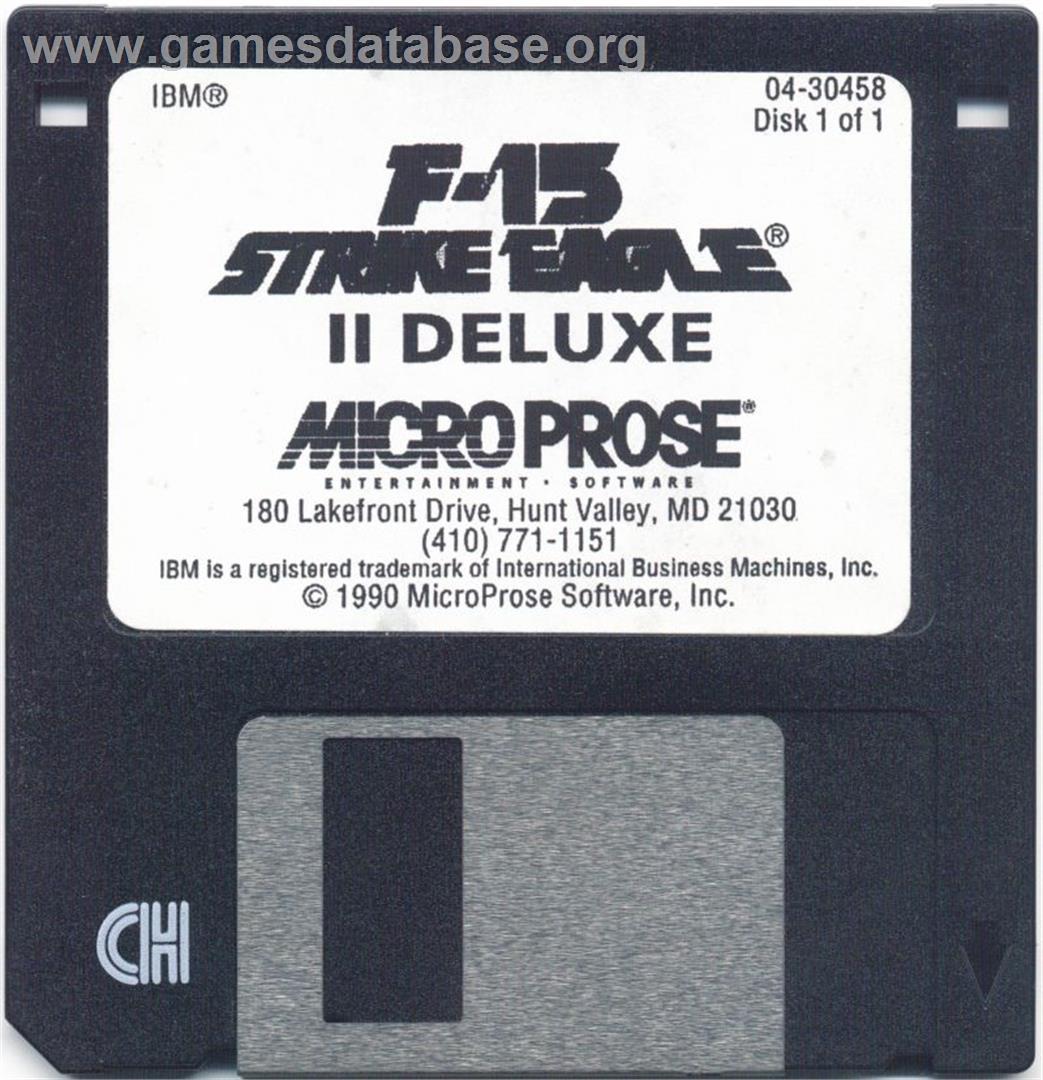 F-15 Strike Eagle II - Microsoft DOS - Artwork - Disc