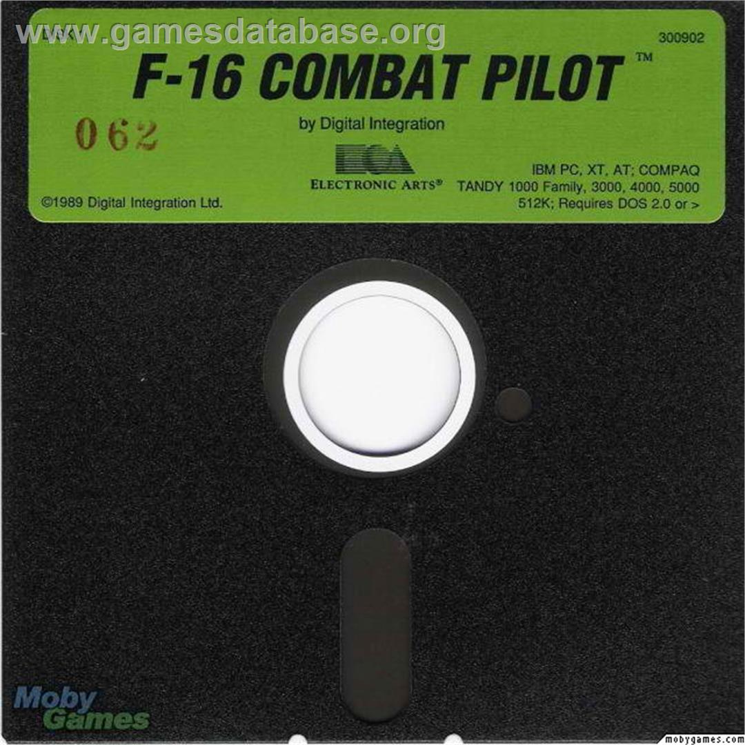 F-16 Combat Pilot - Microsoft DOS - Artwork - Disc