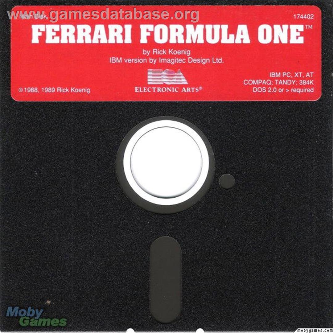 Ferrari Formula One - Microsoft DOS - Artwork - Disc