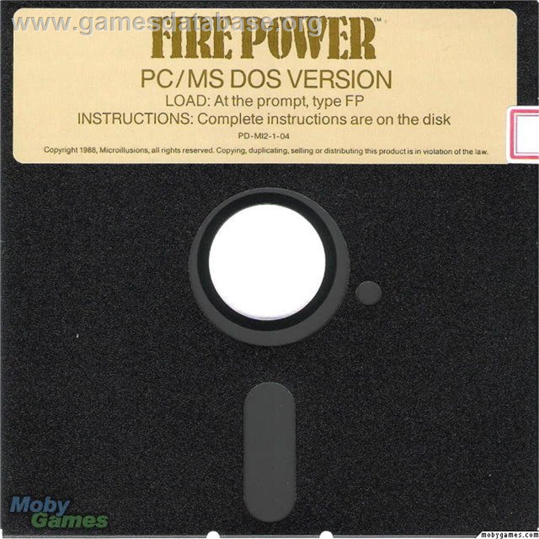 Fire Power - Microsoft DOS - Artwork - Disc