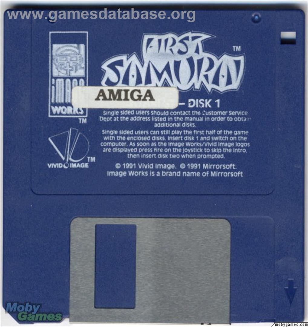 First Samurai - Microsoft DOS - Artwork - Disc