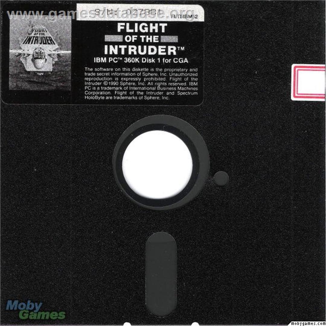 Flight of the Intruder - Microsoft DOS - Artwork - Disc