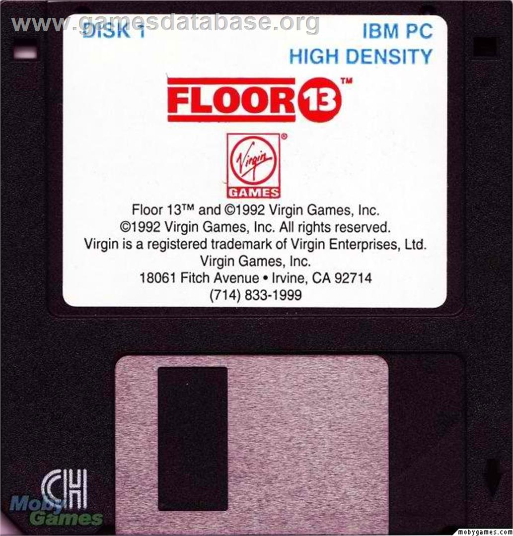 Floor 13 - Microsoft DOS - Artwork - Disc