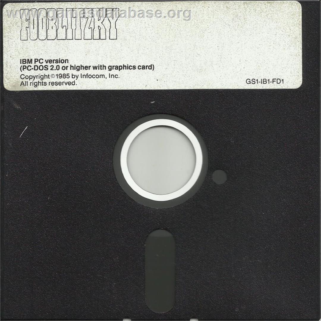 Fooblitzky - Microsoft DOS - Artwork - Disc
