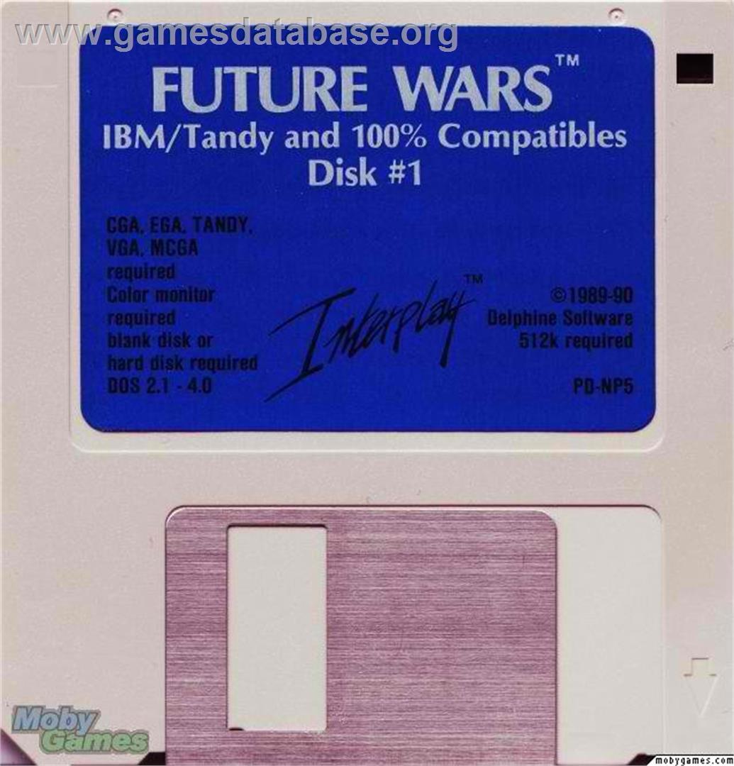 Future Wars - Microsoft DOS - Artwork - Disc