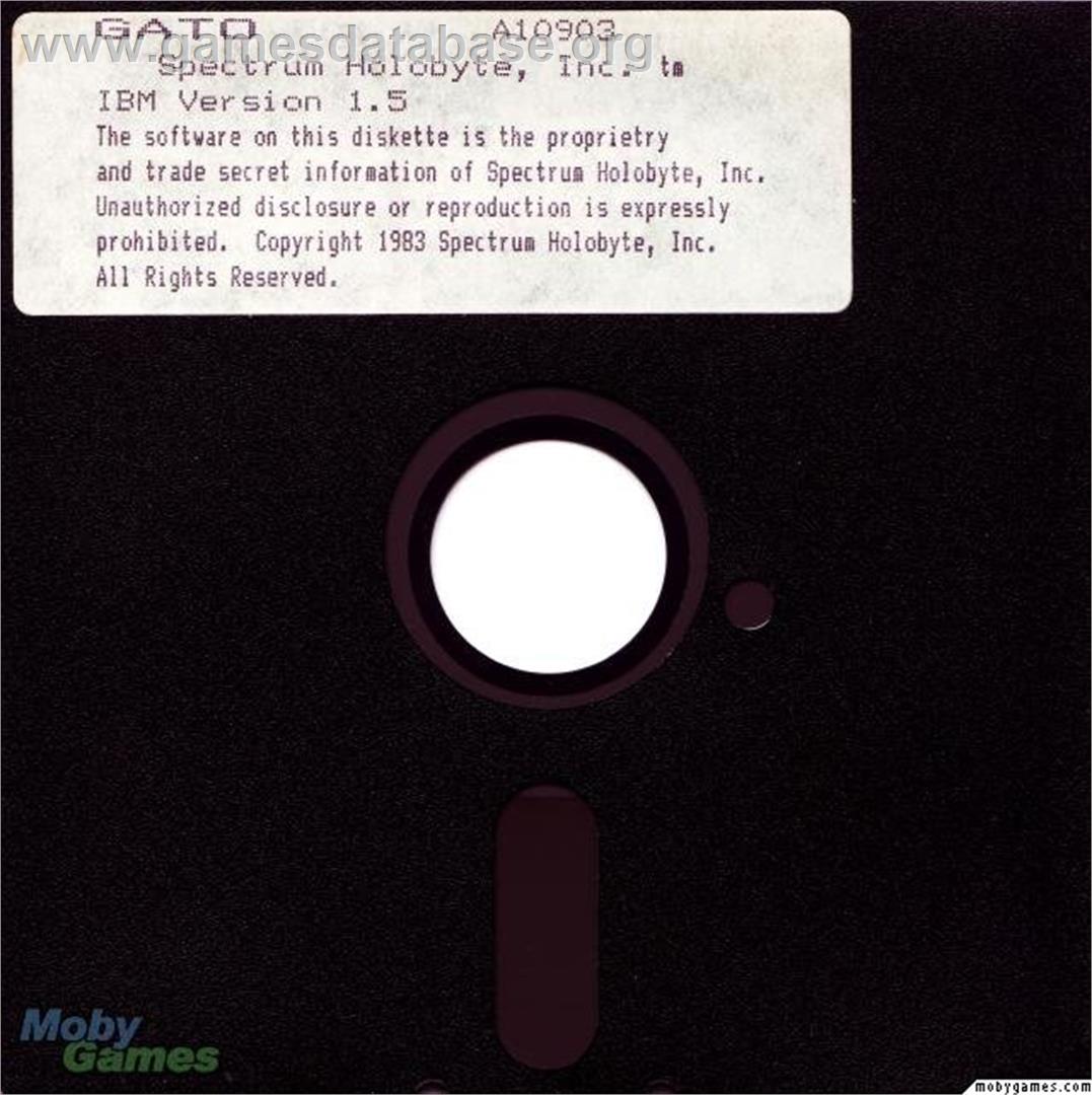 GATO - Microsoft DOS - Artwork - Disc