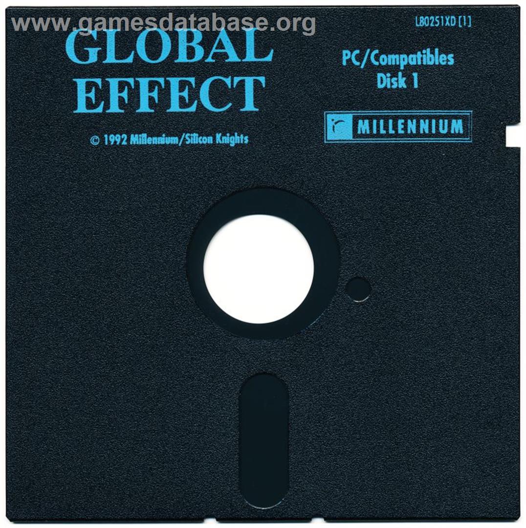 Global Effect - Microsoft DOS - Artwork - Disc