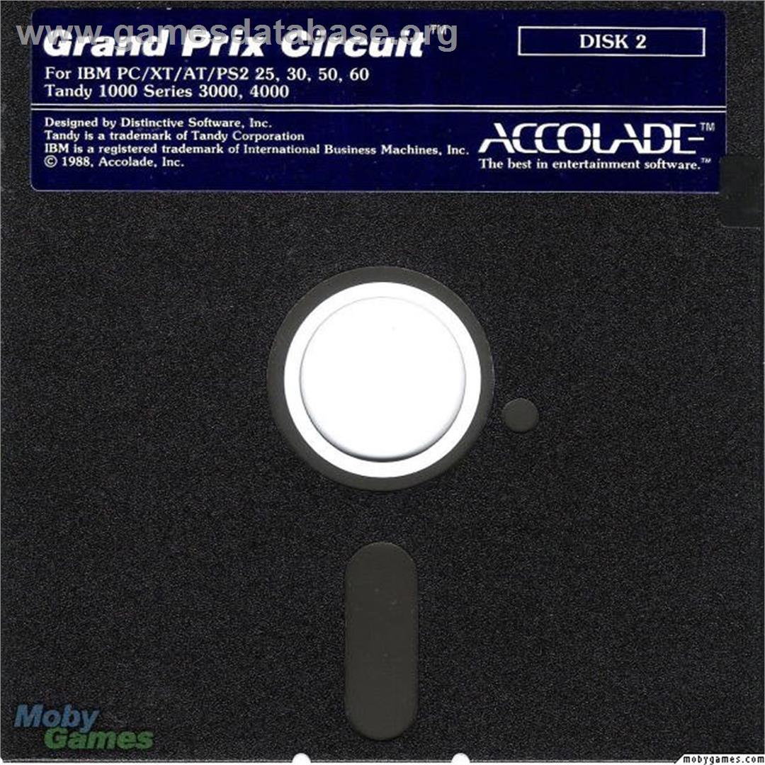 Grand Prix Circuit - Microsoft DOS - Artwork - Disc