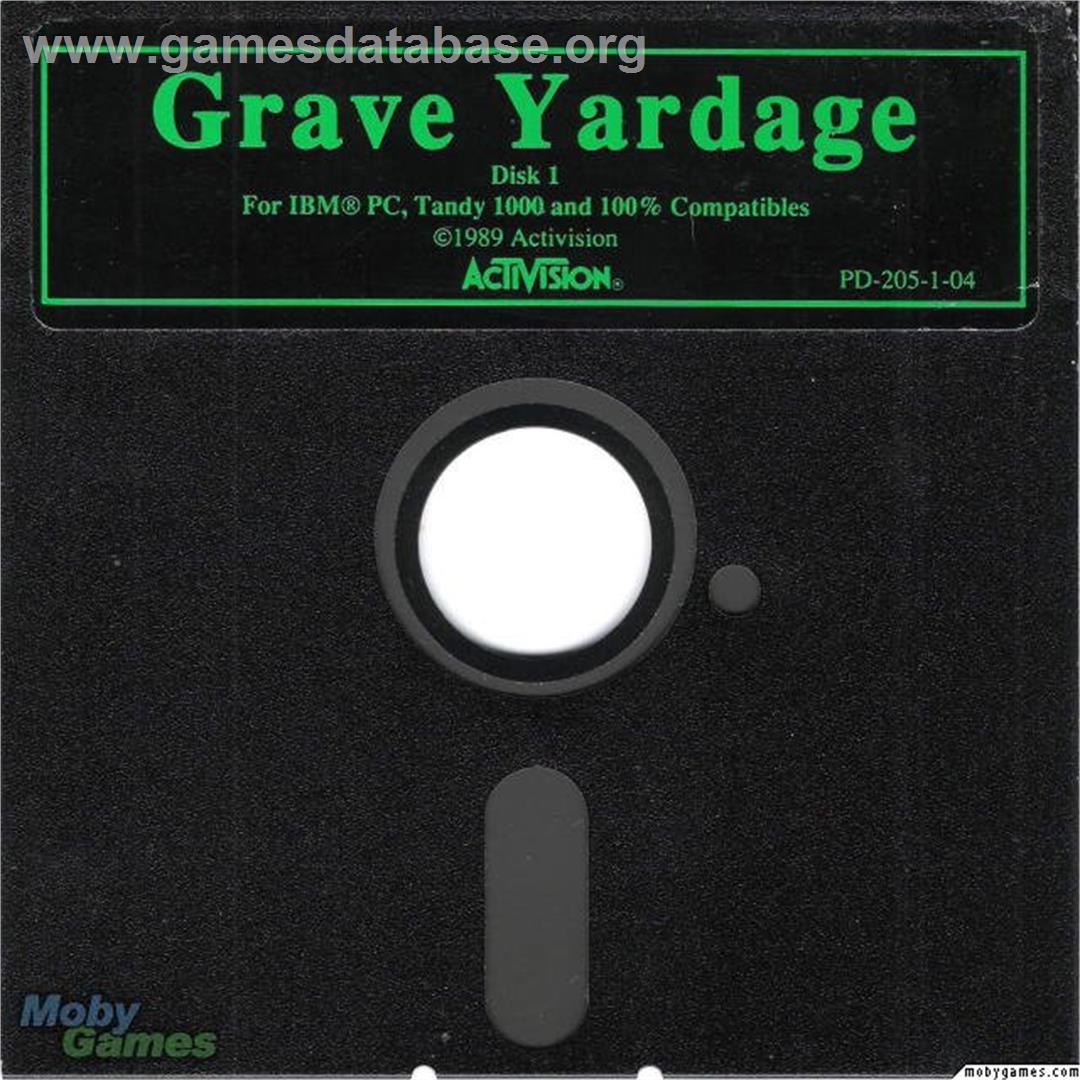 Grave Yardage - Microsoft DOS - Artwork - Disc