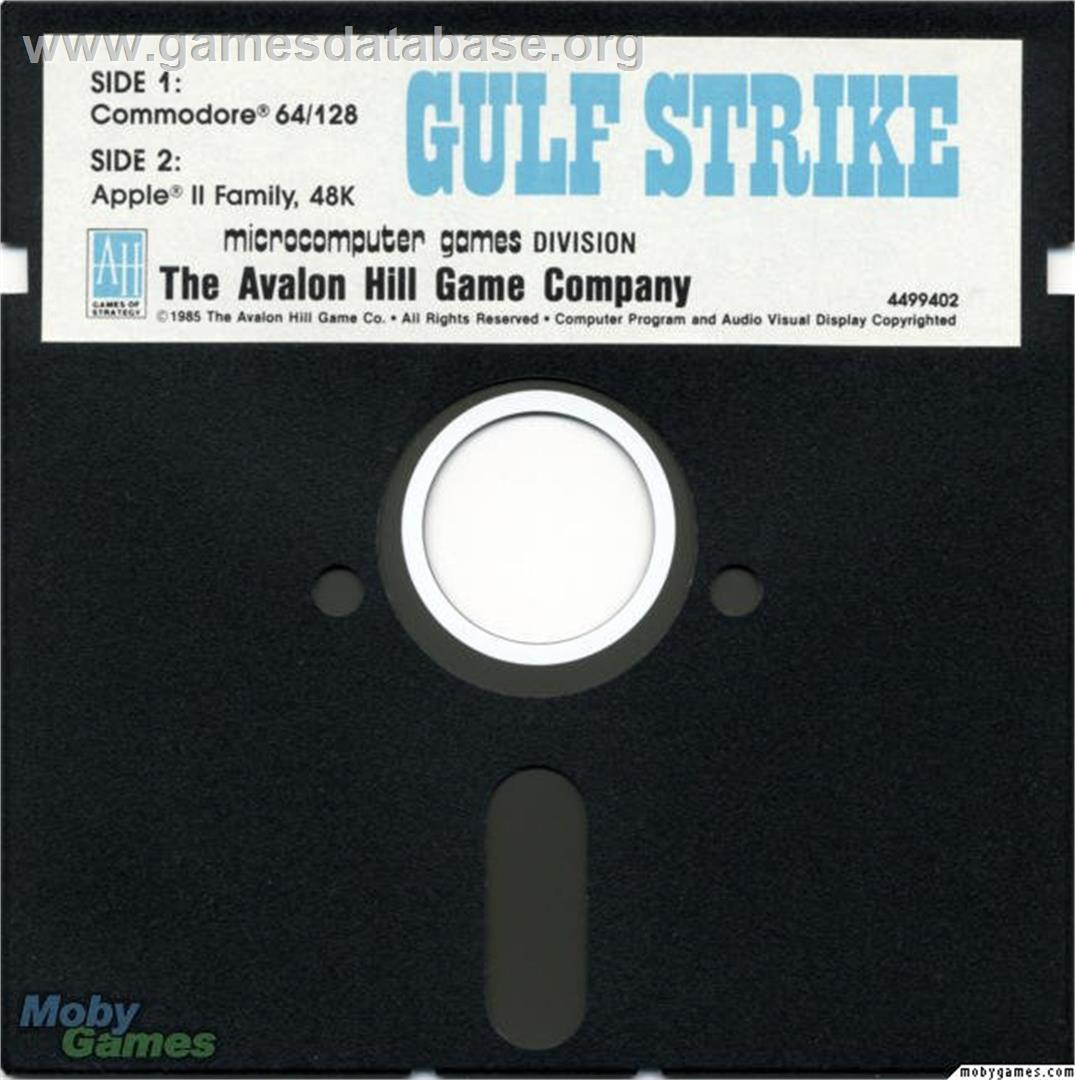 Gulf Strike - Microsoft DOS - Artwork - Disc
