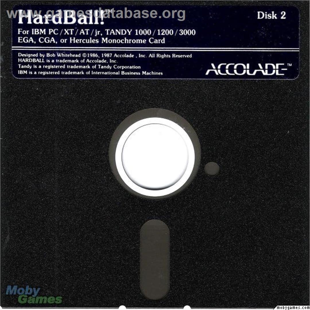 HardBall! - Microsoft DOS - Artwork - Disc