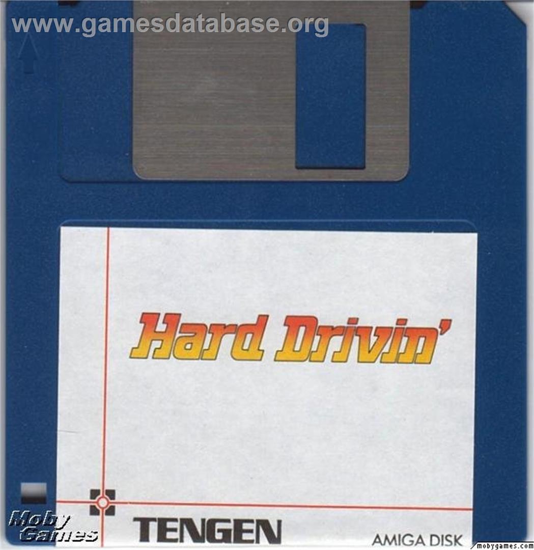 Hard Drivin' - Microsoft DOS - Artwork - Disc