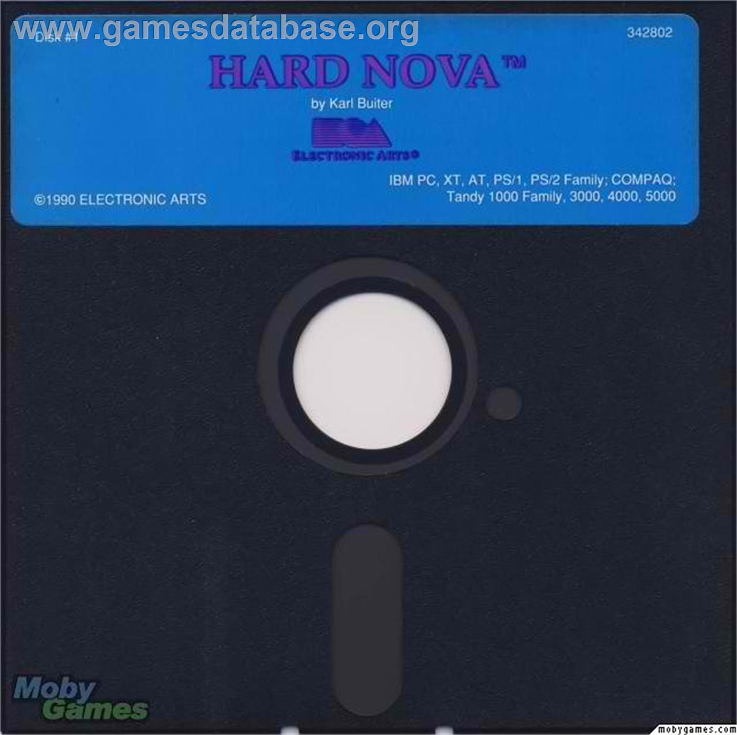 Hard Nova - Microsoft DOS - Artwork - Disc