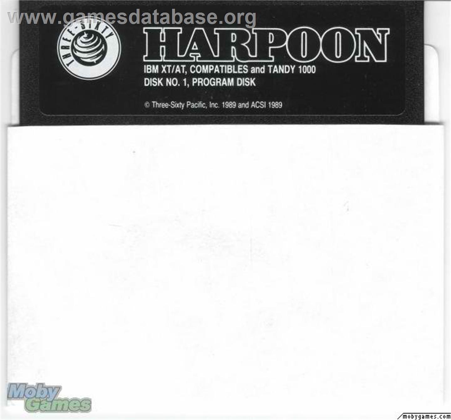 Harpoon - Microsoft DOS - Artwork - Disc
