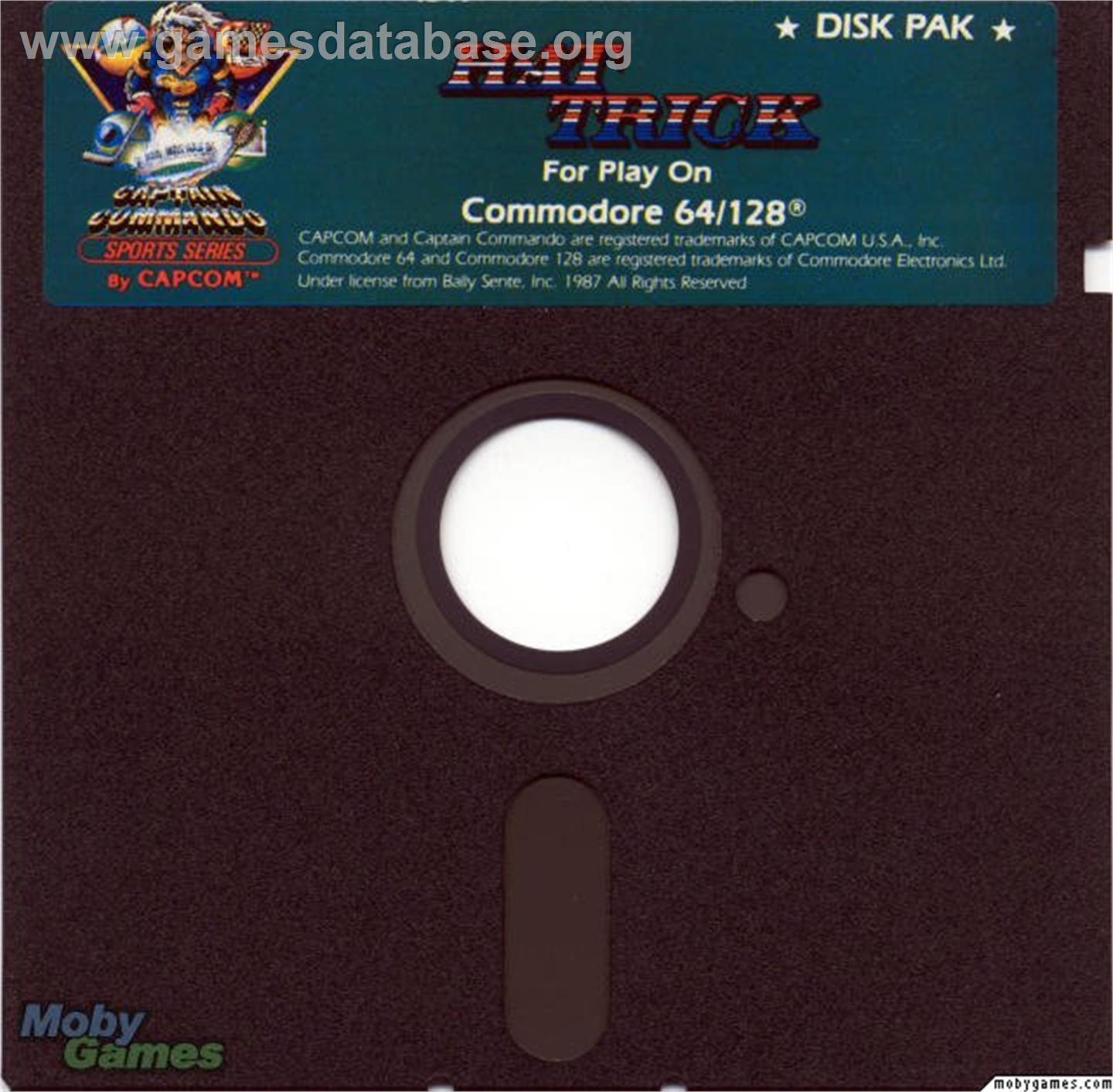 Hat Trick - Microsoft DOS - Artwork - Disc