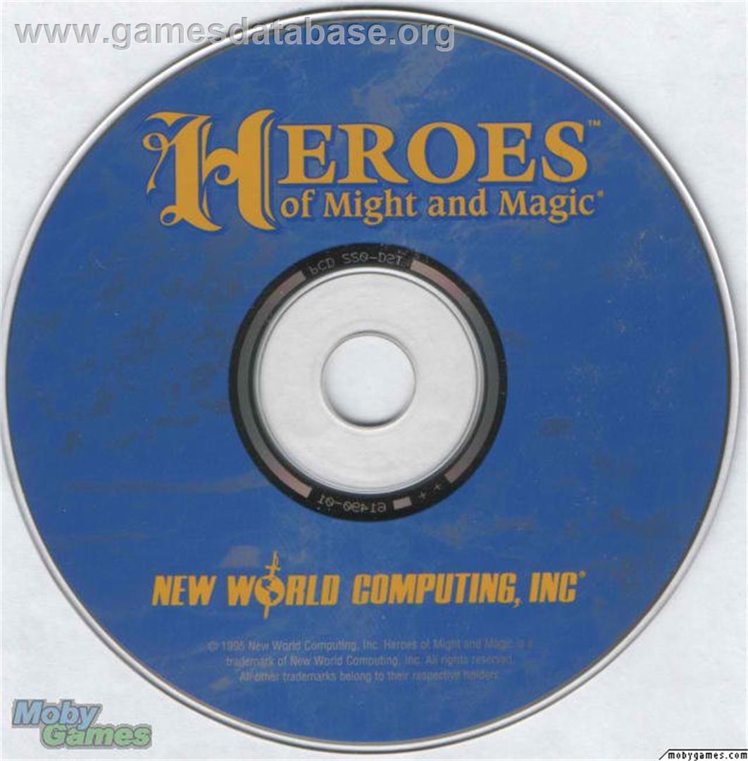 Heroes of Might and Magic - Microsoft DOS - Artwork - Disc