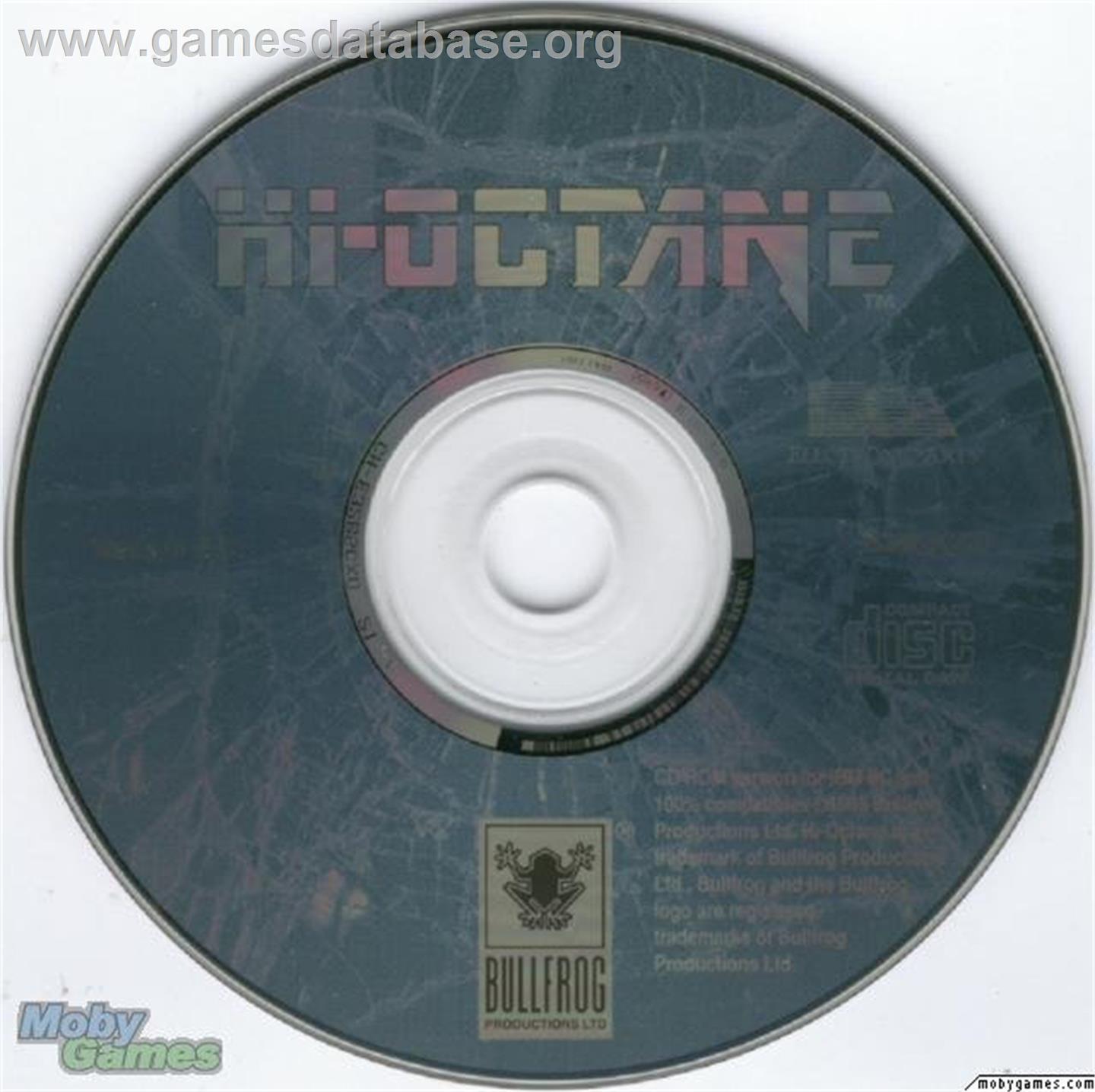 Hi-Octane - Microsoft DOS - Artwork - Disc