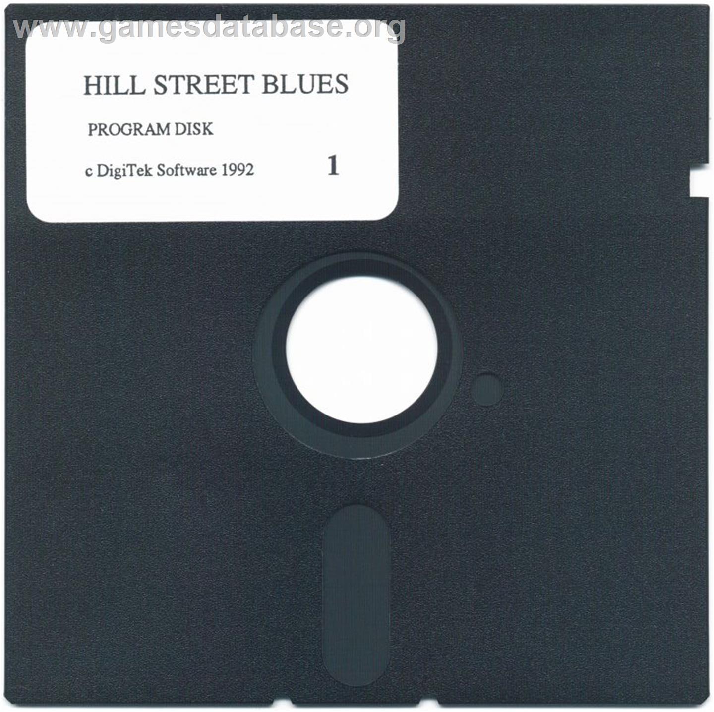 Hill Street Blues - Microsoft DOS - Artwork - Disc