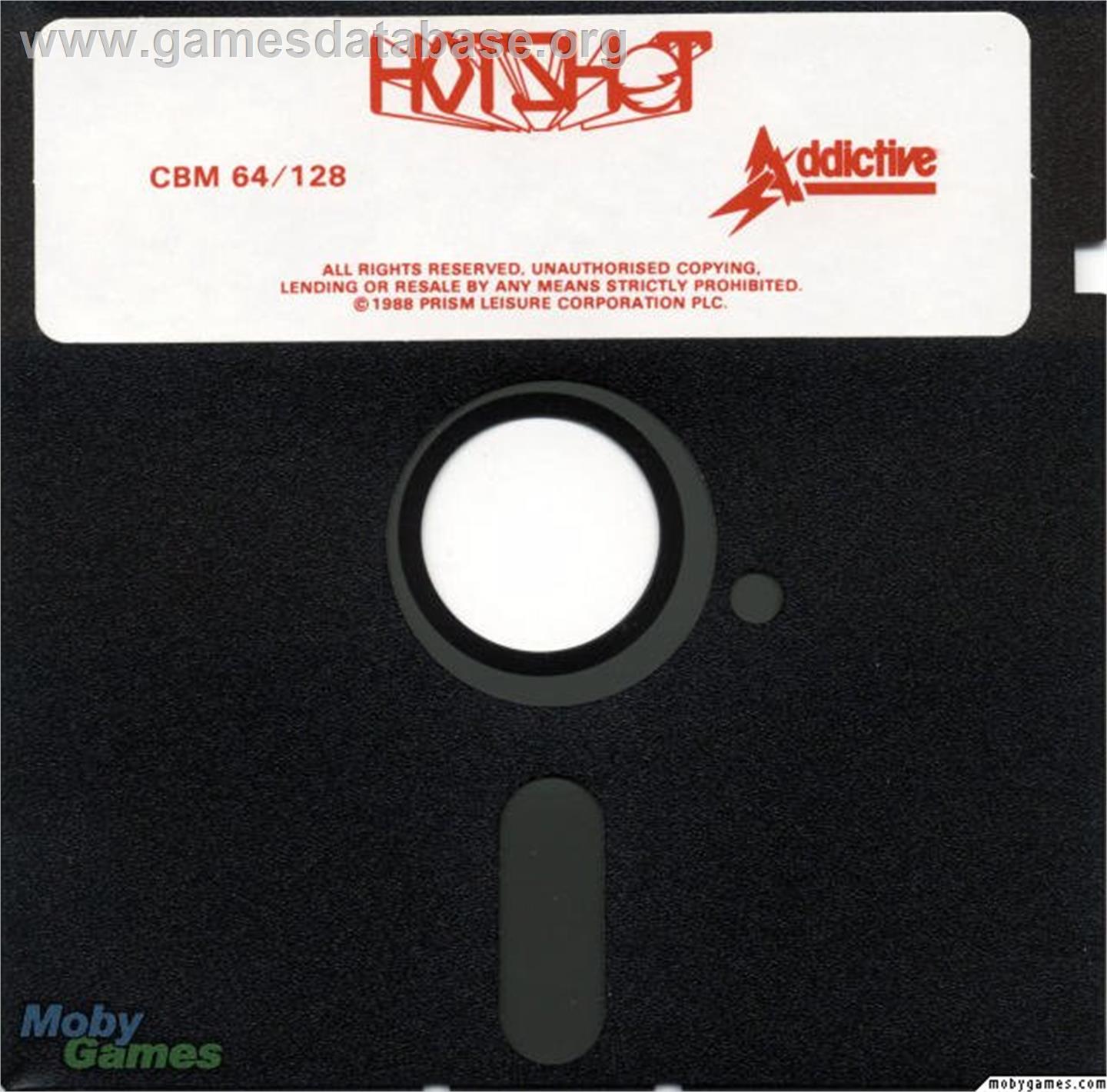 Hotshot - Microsoft DOS - Artwork - Disc