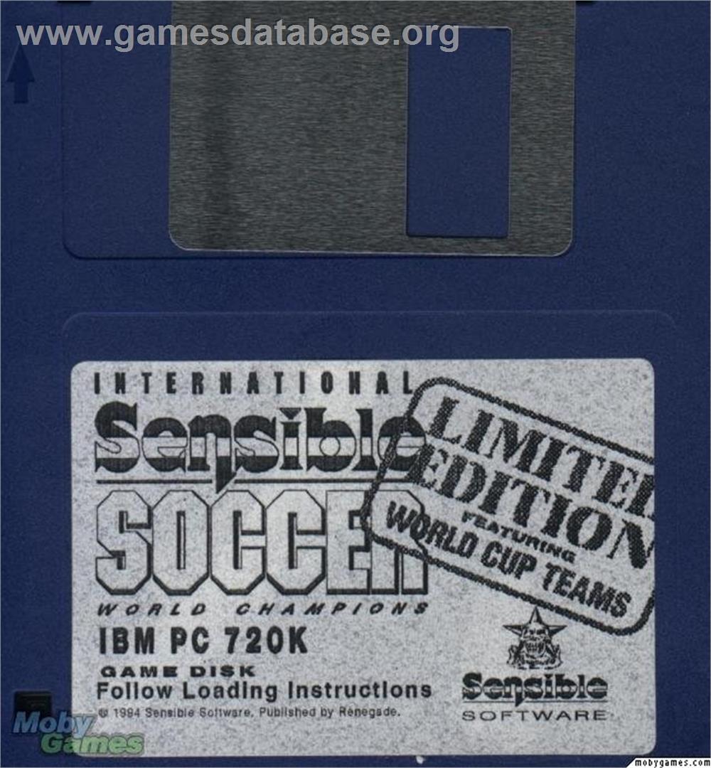 International Sensible Soccer - Microsoft DOS - Artwork - Disc