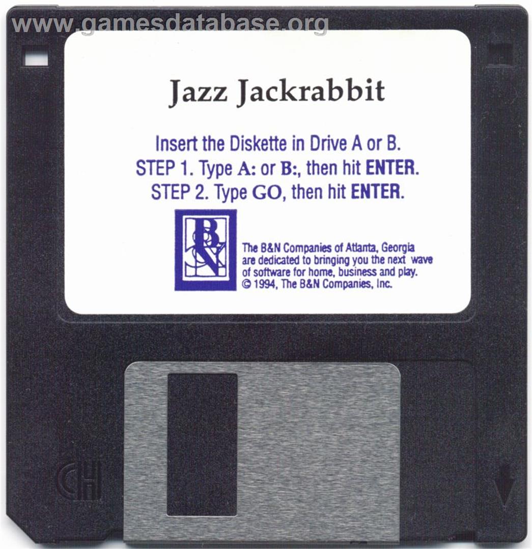 Jazz Jackrabbit - Microsoft DOS - Artwork - Disc
