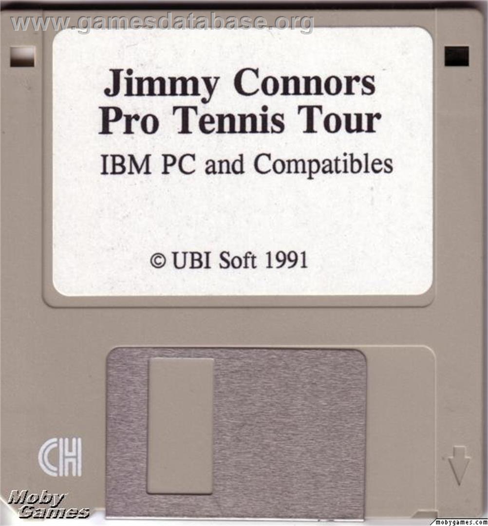 Jimmy Connors Pro Tennis Tour - Microsoft DOS - Artwork - Disc