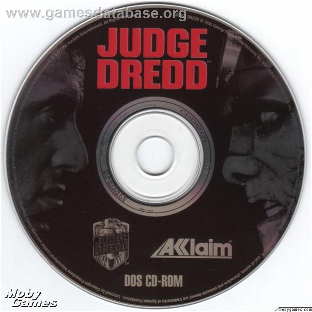 Judge Dredd - Microsoft DOS - Artwork - Disc