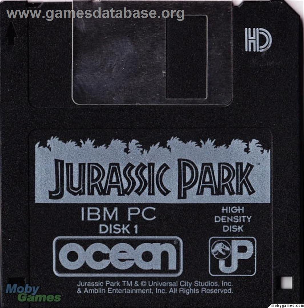 Jurassic Park - Microsoft DOS - Artwork - Disc