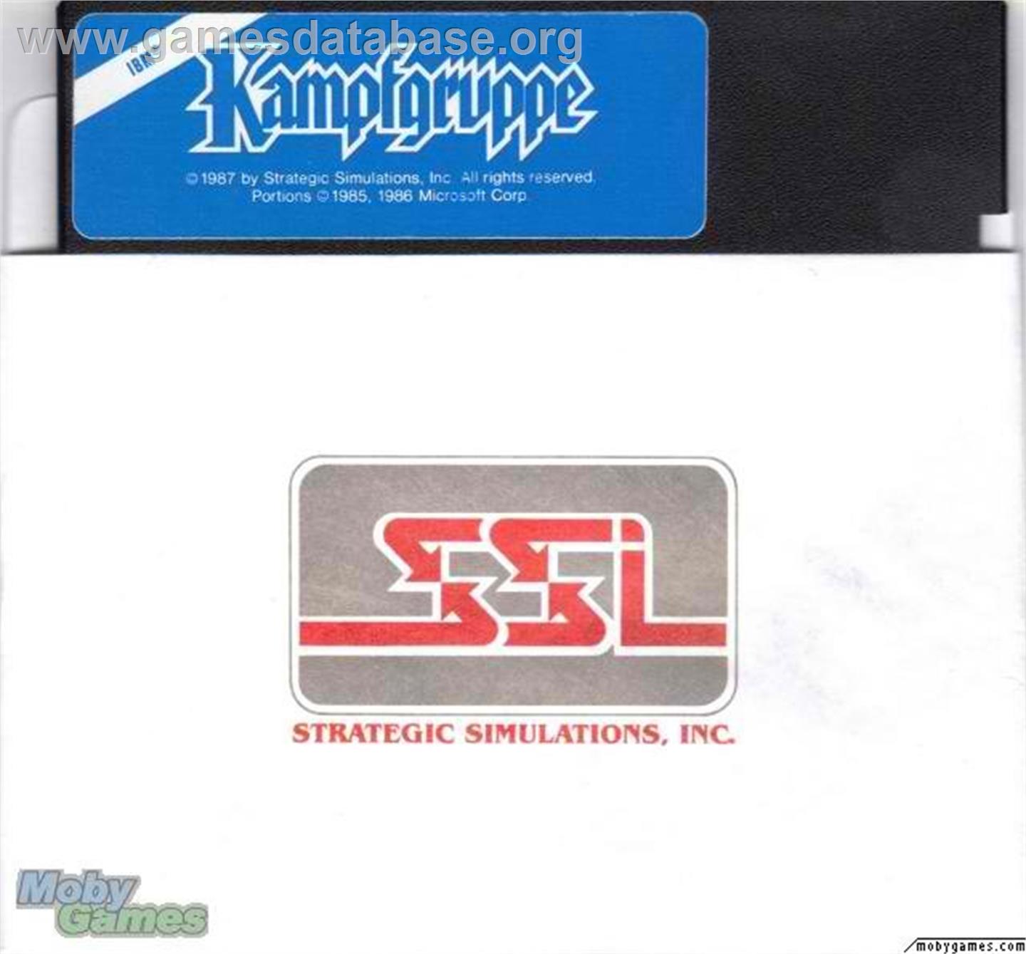 Kampfgruppe - Microsoft DOS - Artwork - Disc