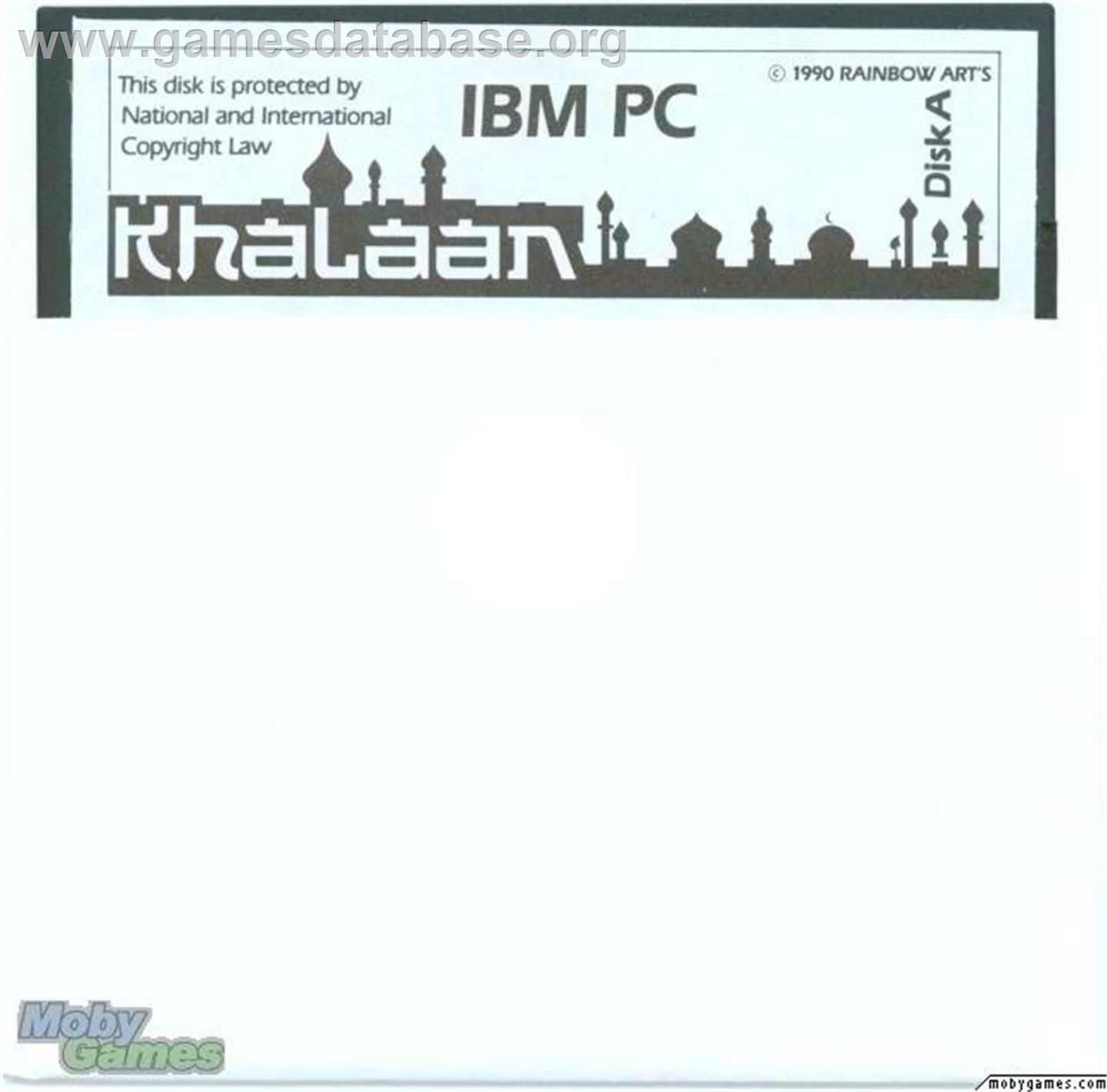 Khalaan - Microsoft DOS - Artwork - Disc